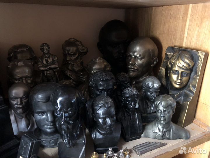 Бюсты СССР. Силумин и чугун