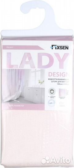Штора для ванной Fixsen Design FX-2517 Lady
