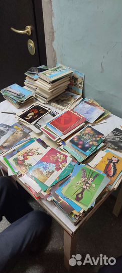 Винтажные открытки, календари