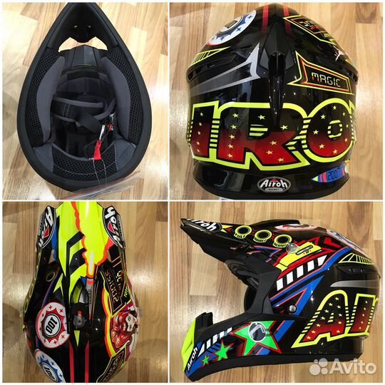 Кроссовый эндуро шлем Airoh Switch мото мотоцикл