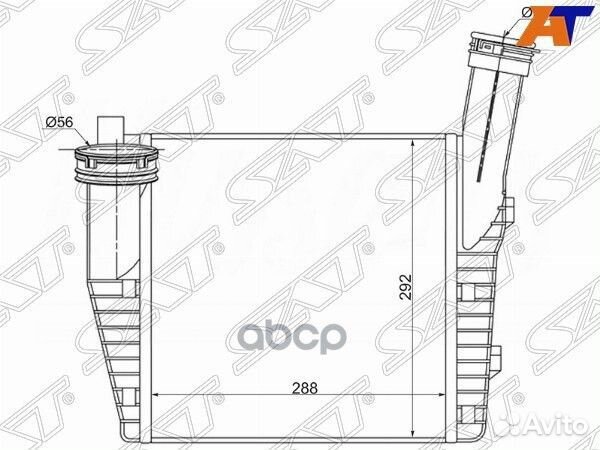 Интеркулер audi Q7 06/porsche cayenne