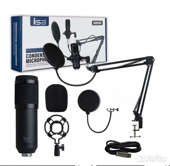 Микрофон + звуковая карта + фантомное питание