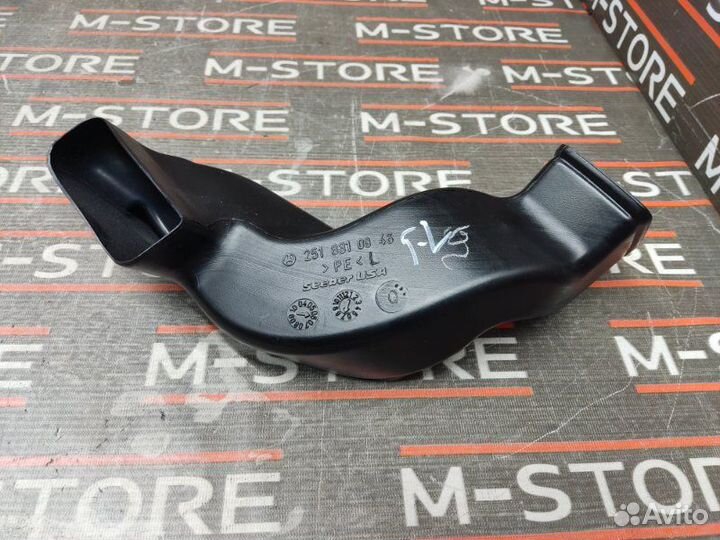 Воздуховод печки передний левый Mercedes-Benz