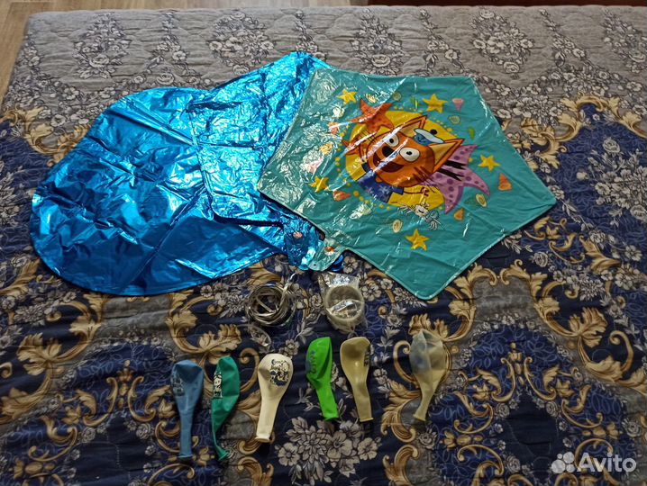 Фотозона набор в синем цвете