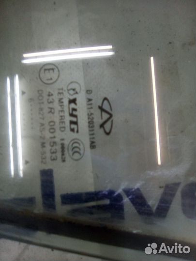 Стекло двери Переднее Заднее левое Chery Amulet