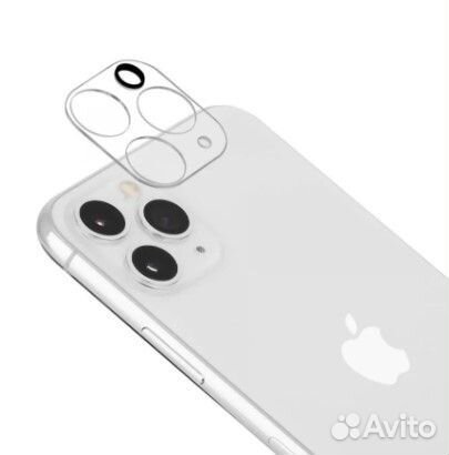 Стекло на заднюю камеру прозрачное iPhone 12