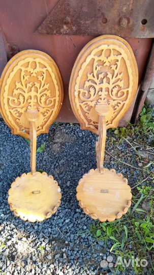 Полка настенная деревянная