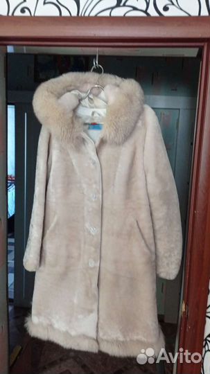 Шуба мутоновая 48 50 женская