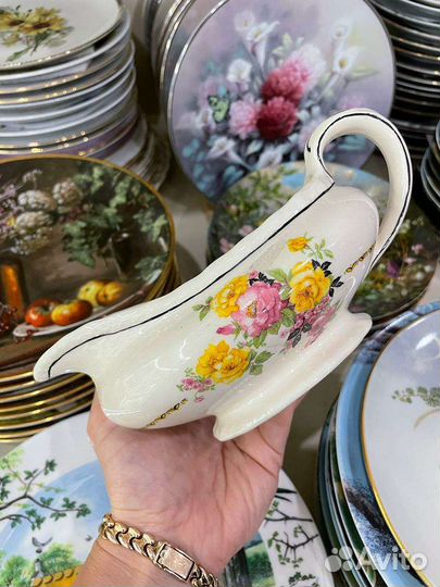 Антиквариат Соусник Фарфор