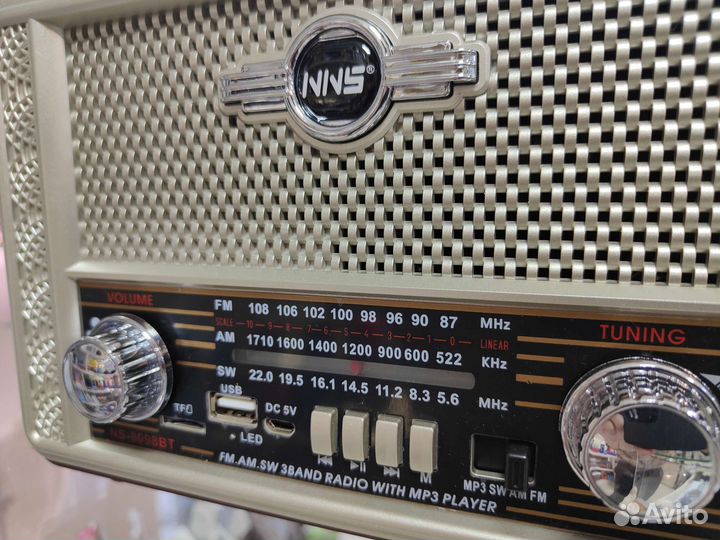 Блютуз колонка с радио