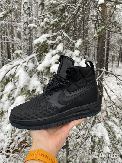 Зимние ботинки Nike Air Force Lunar Duckboot grey