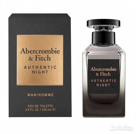 Abercrombie & Fitch Authentic Night Homme 50ml