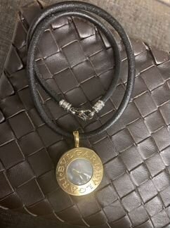 Bvlgari золотой двусторонний кулон подвеска