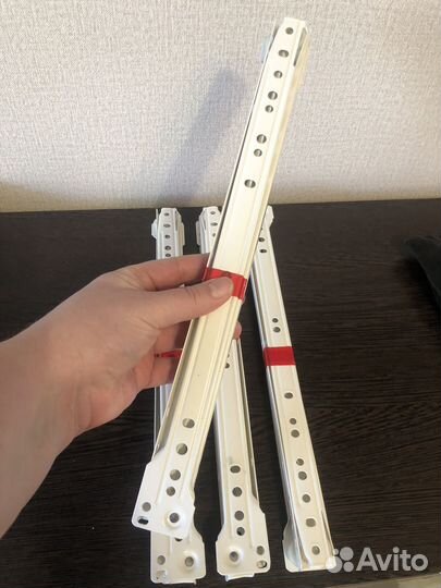 Направляющие для выдвижных ящиков, 350 мм, 4шт