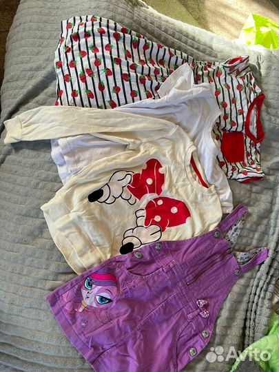 Вещи б/у пакетом на девочку