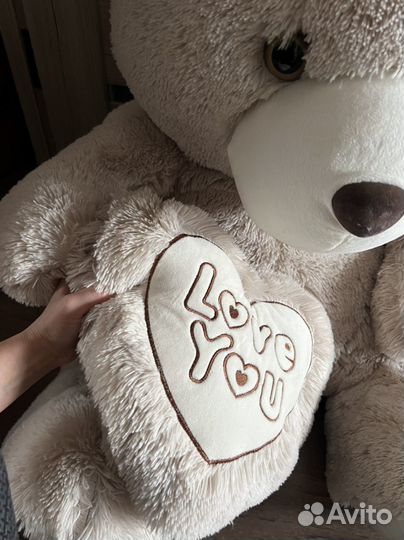 Большой плюшевый 100см мишка медведь тедди