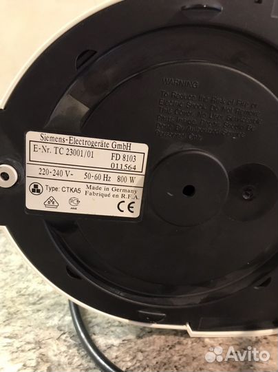 Кофеварка siemens