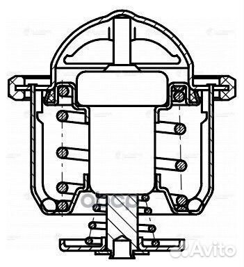 Термостат для а/м Lifan Solano (10) /X50 (15)