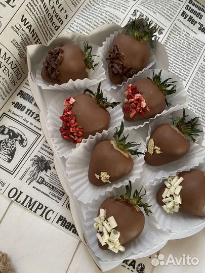 Клубника в бельгийском шоколаде