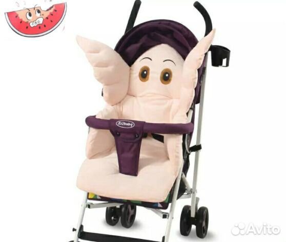 Вкладка в коляску в детский стульчик, матрасик
