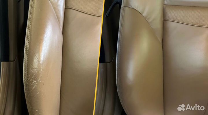 Реставрация кожаного салона автомобиля
