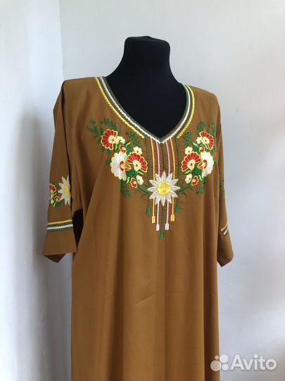 Восточное платье с вышивкой Иран 48