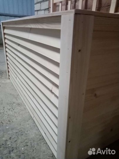 Кашпо для цветов деревянное напольное