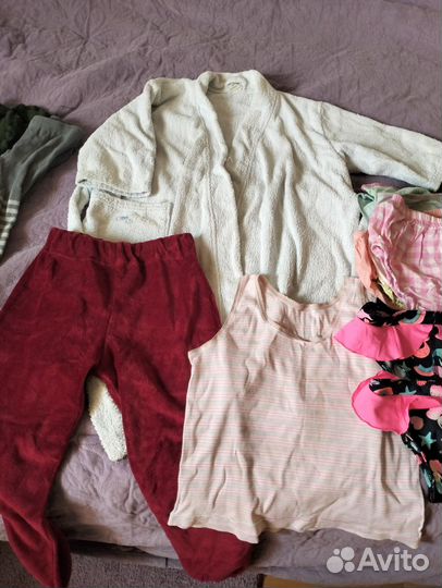Вещи пакетом на девочку 110 116