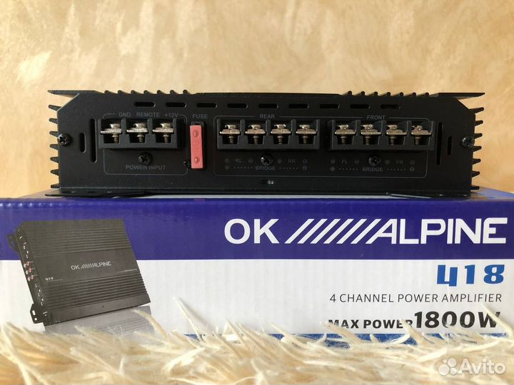 Усилитель 4 канальный Alpine