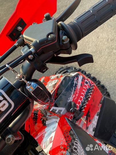 Квадроцикл raptor NEW 125 В красном цвете