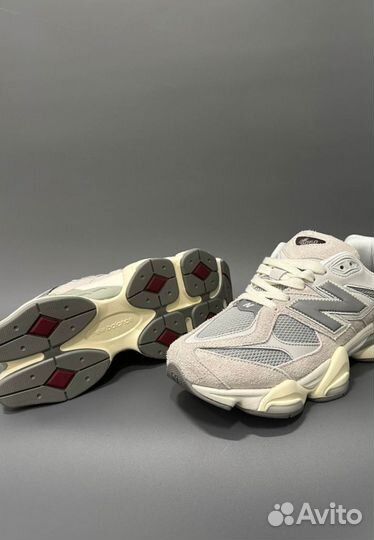 Кроссовки New Balance 9060, Gray Beige Люкс