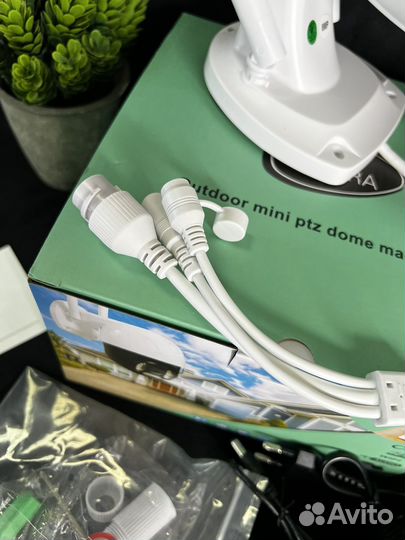 Поворотная 4G камера видеонаблюдения с sim картой