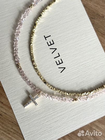 Чокер-колье двойной