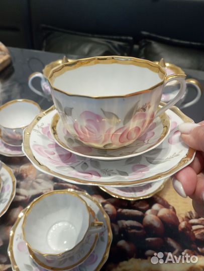 Сервиз чайный-кофейный Вербилки СССР