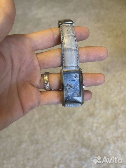 Женские часы kolber с крокодилловым ремешком