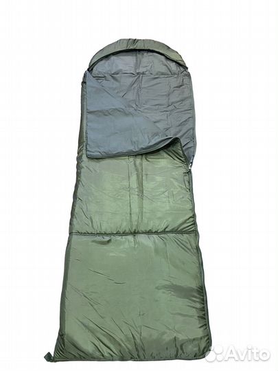 Спальник-одеяло с капюшоном 