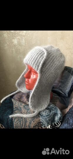 Шапка-ушанка женская