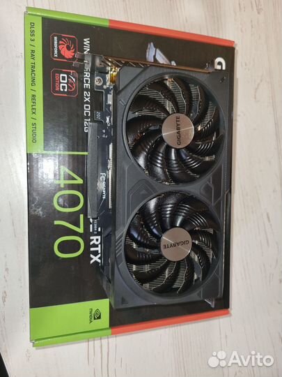 Gigabyte GeForce RTX 4070 windforce 2X OC 12Gb