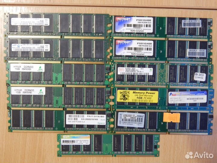 Озу DDR3, DDR2, DDR1, процессоры 478, 775, 1155