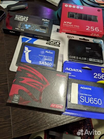 Ssd m2 nvme SATA 256 512 gb