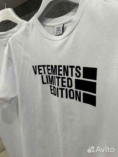 Футболка vetements limited edition