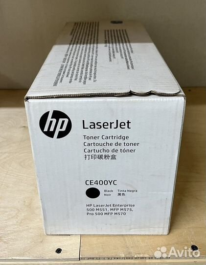 Картридж HP CE400YC черный