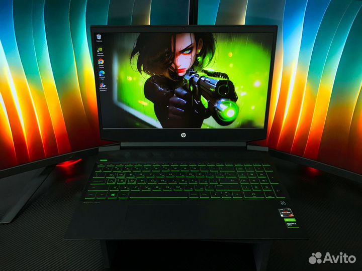 Игровой ноутбук HP Geforce GTX / Full HD