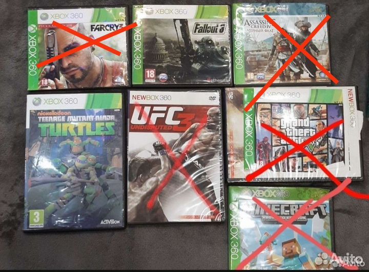 Диски на xbox 360, PS3