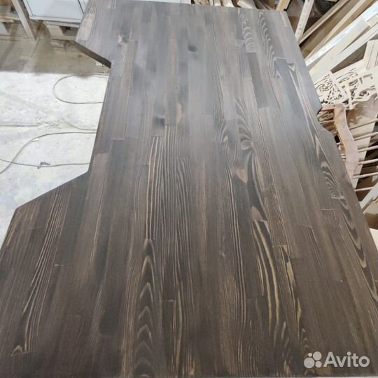 Компьютерный стол новый из дерева и металла