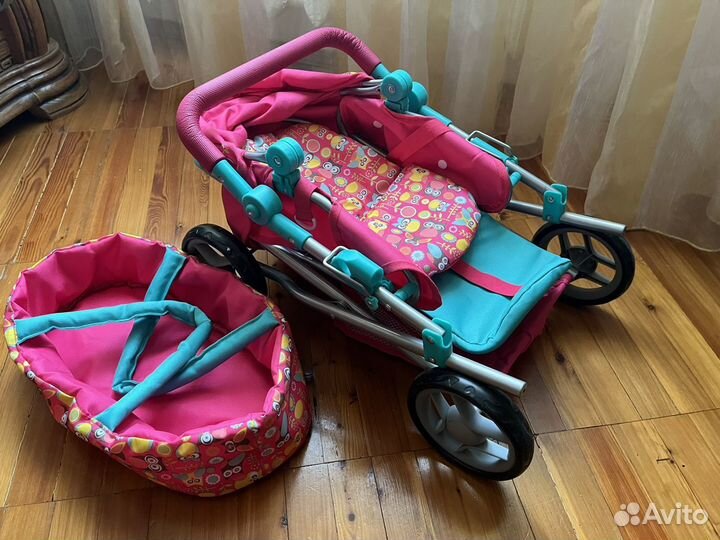 Коляска кукольная Demi Star 3 в 1