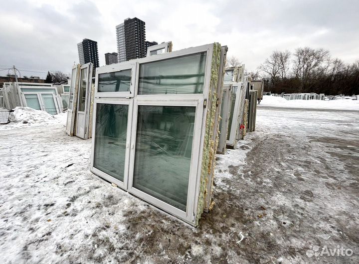 Пластиковые окна и двери бу и новые