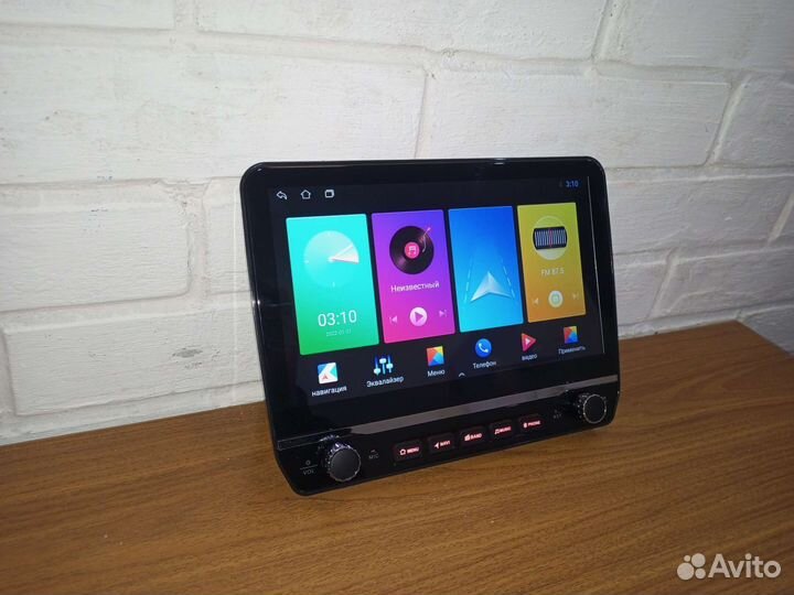 Магнитола универсальная на android IPS экран