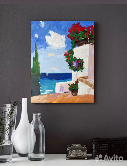 Картина маслом 40см на 50см