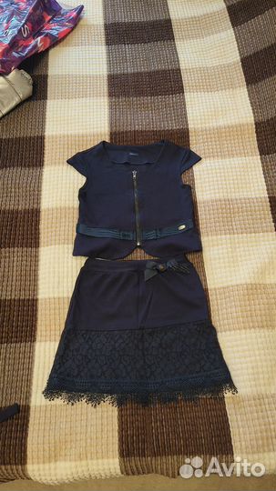 Школьный костюм для девочки 128 134